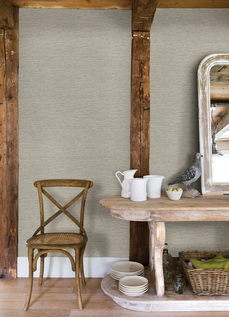 Chesapeake Plaited Grass Wallpaper - Grey — Ảnh 4