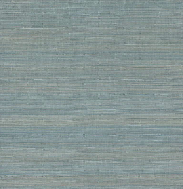 Mai Abaca Grasscloth Wallpaper - Turquoise — Ảnh 4