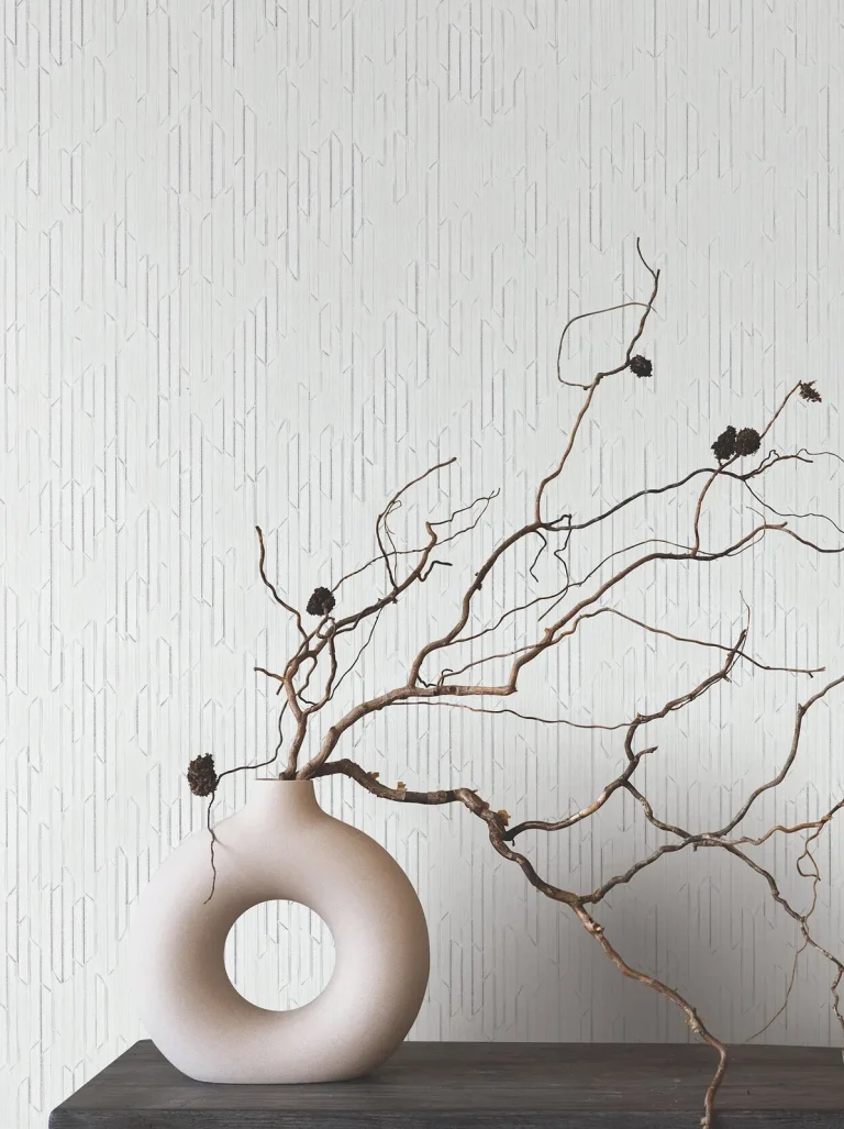 Ronald Redding Calliope Wallpaper - Optic White — Ảnh 3