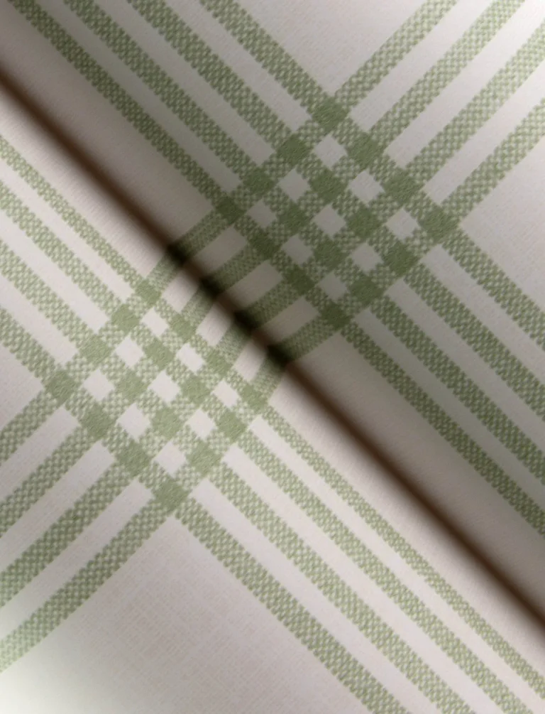Chesapeake Twain Plaid Wallpaper - Green — Ảnh 2