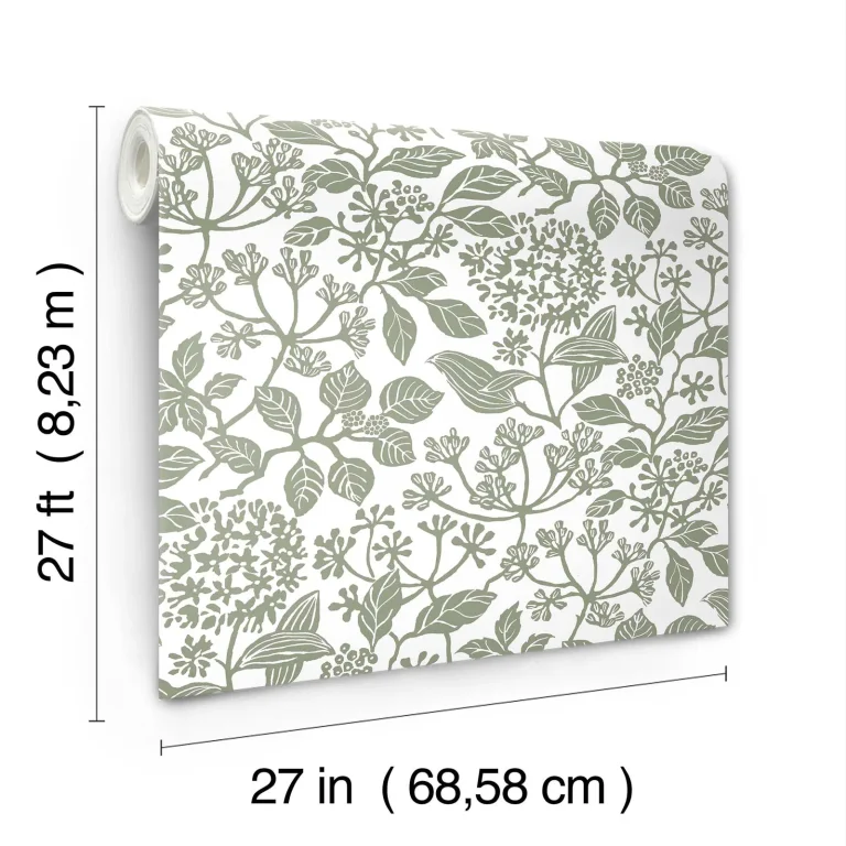 Rowen Botanical Wallpaper - Olive — Ảnh 4