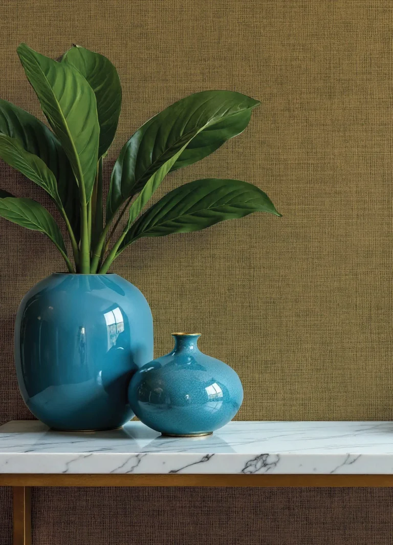 Alba Open Weave Wallpaper - Bronze — Image 2