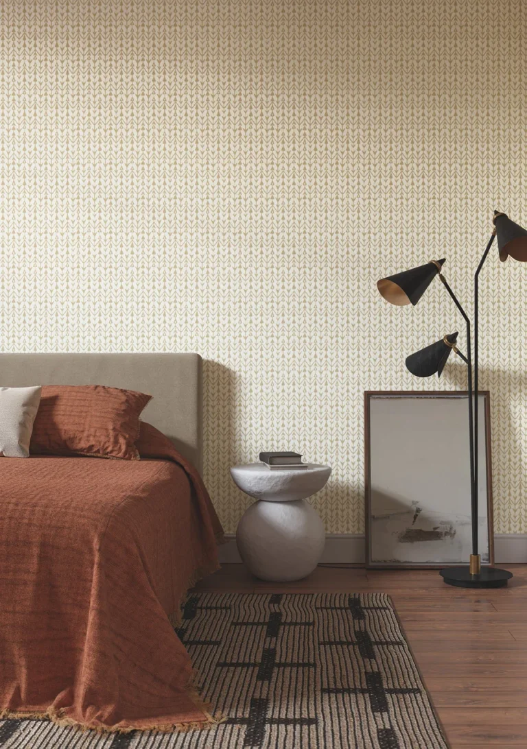 Martigue Stripe Wallpaper - Ochre — Ảnh 2