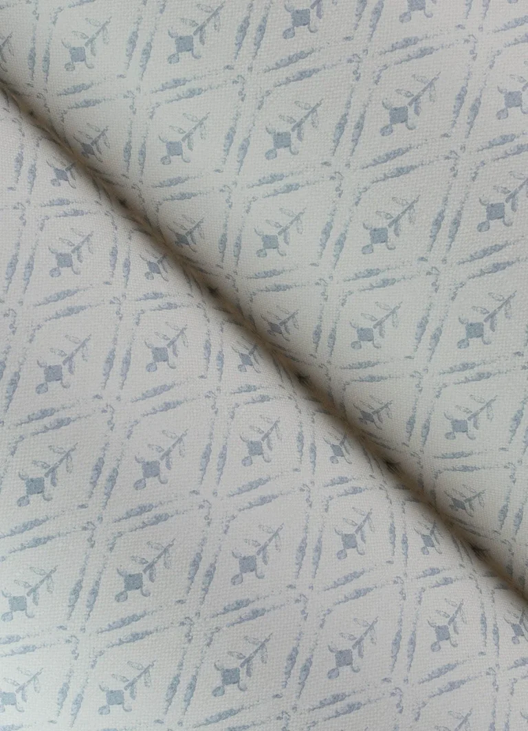 Chris Loves Julia Tillie Diamond Floral Wallpaper - Blue — Ảnh 2