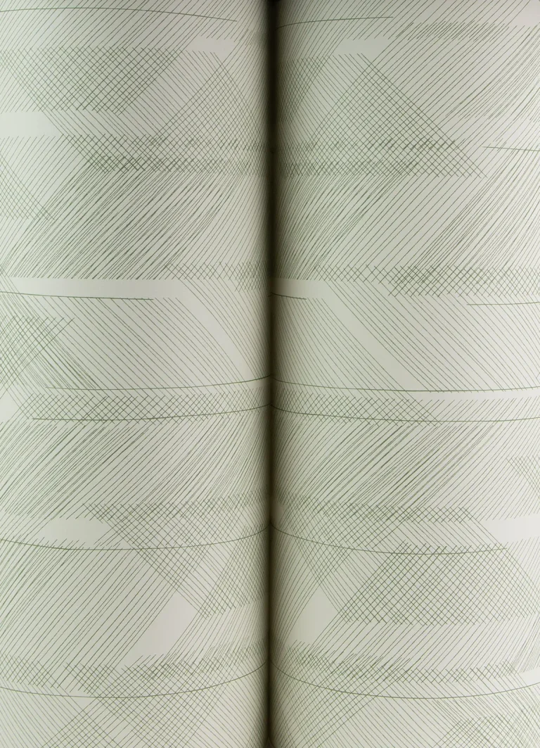 Bryant Crosshatch Wallpaper - Evergreen — Ảnh 2
