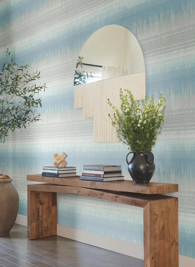 Desert Textile Wallpaper - Blue — Ảnh 3