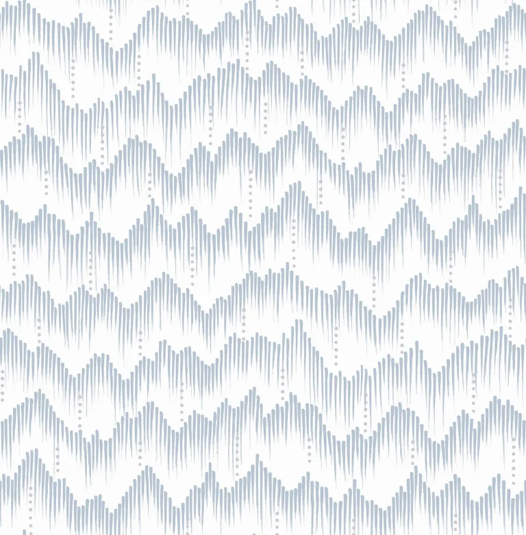 Holmby Brushstroke Zigzag Wallpaper - Light Blue — Ảnh 5
