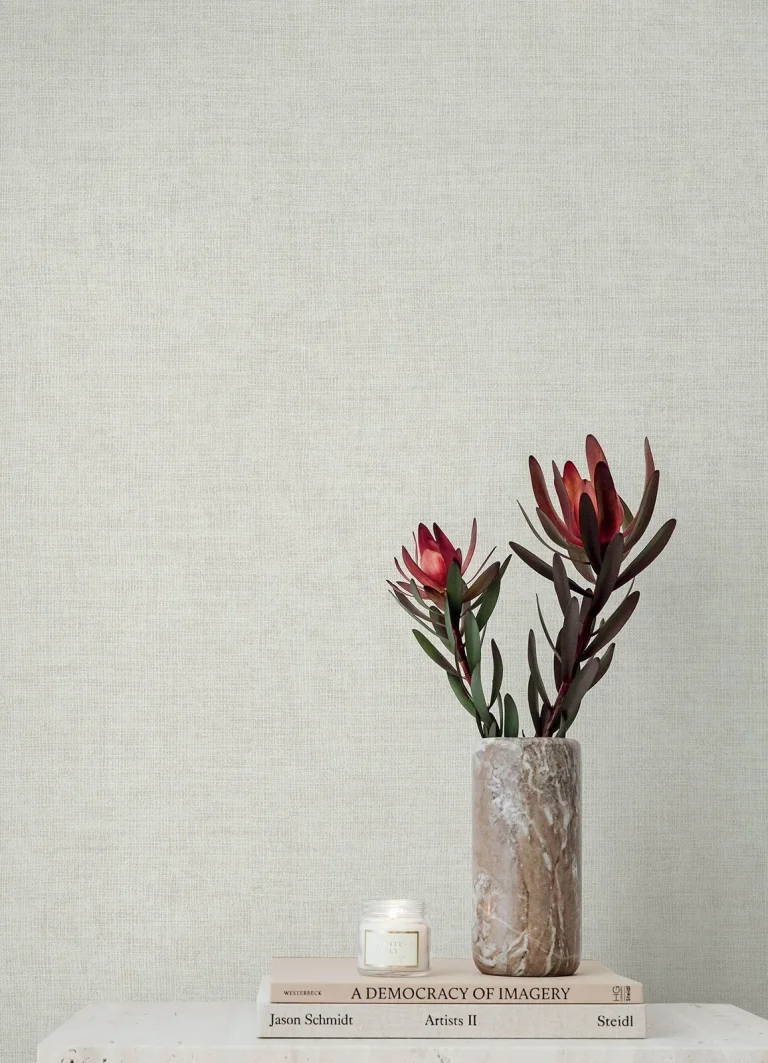 Alba Open Weave Wallpaper - Pearl — Ảnh 3