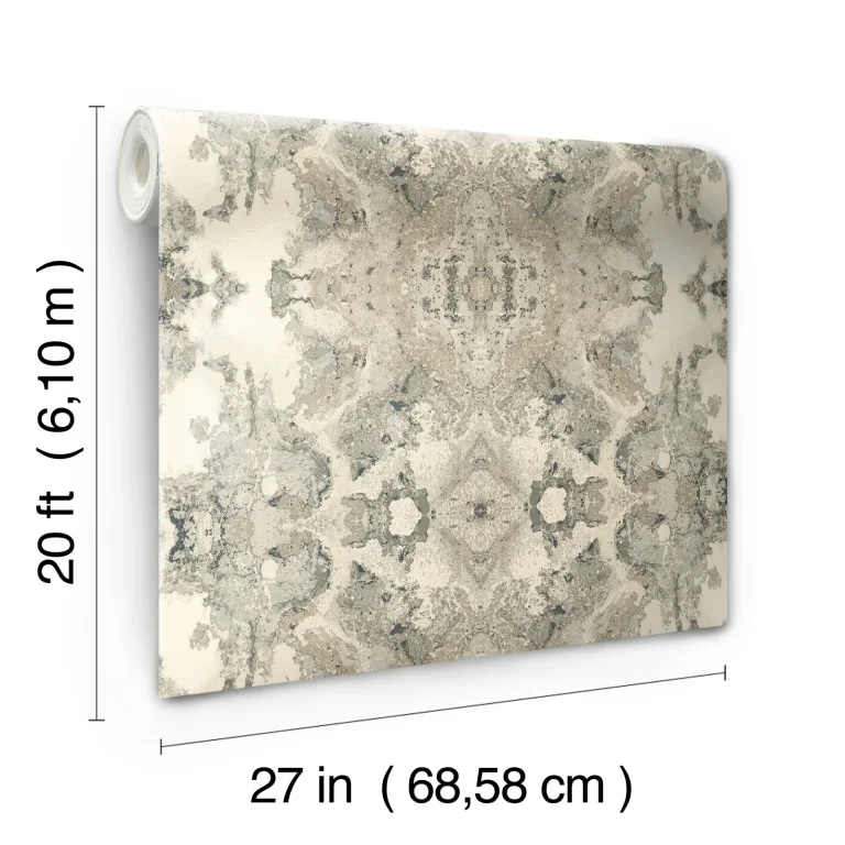 Inner Beauty Peel and Stick Wallpaper - Grey Mix — Ảnh 7