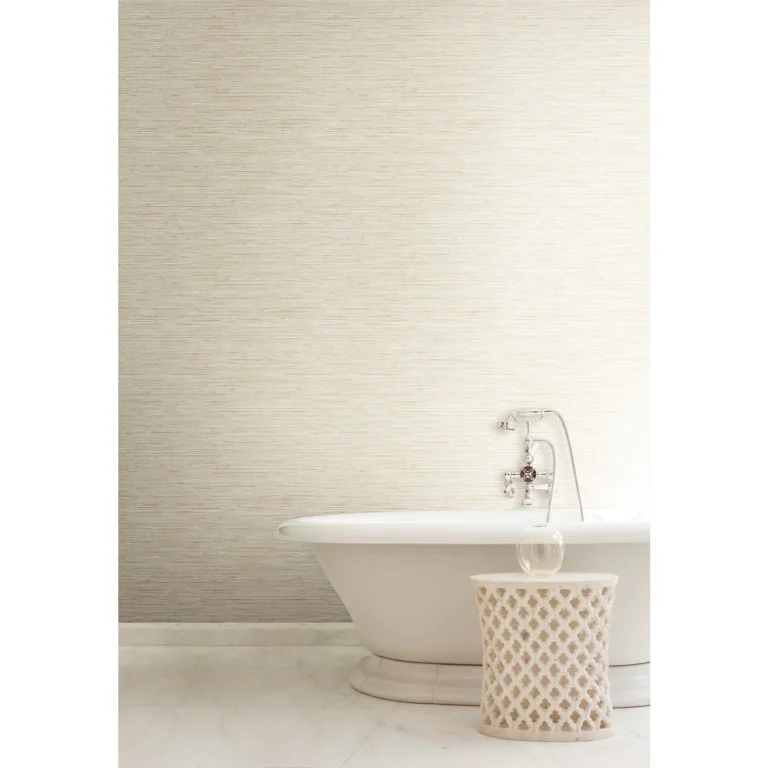 Grasscloth Wallpaper - Vanilla — Ảnh 7