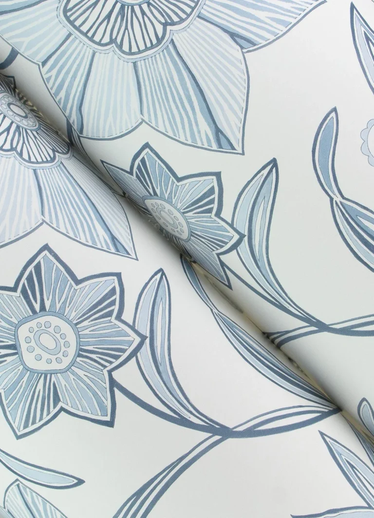 Star Flower Wallpaper - Blue — Ảnh 5