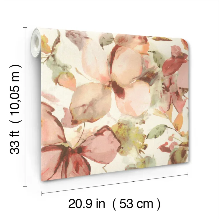 Liliana Floral Wallpaper - Pink — Image 4