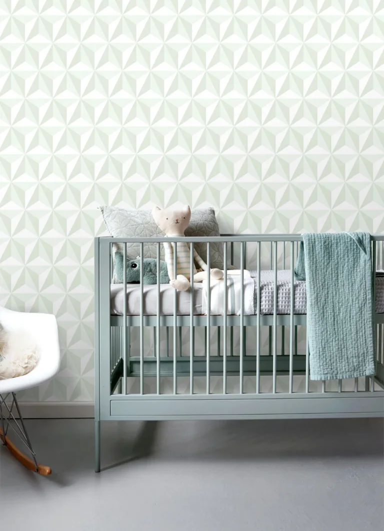 Chesapeake Adella Geometric Wallpaper - Sage — Ảnh 2