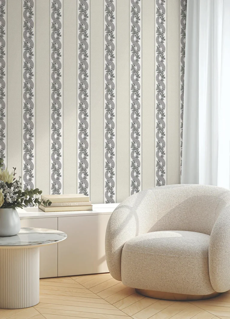 Ronald Redding Abbey's Garland Wallpaper - Black & White — Ảnh 5