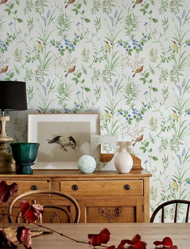 Chesapeake Imperial Garden Botanical Wallpaper - Green — Ảnh 2
