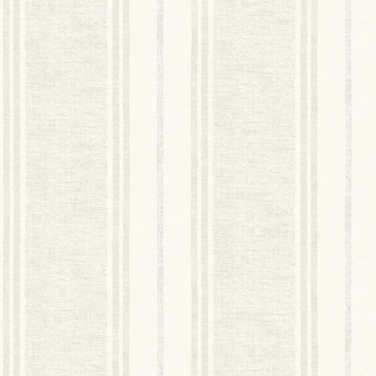 Chesapeake Maddox Flannel Stripe Wallpaper - Light Grey — Ảnh 2