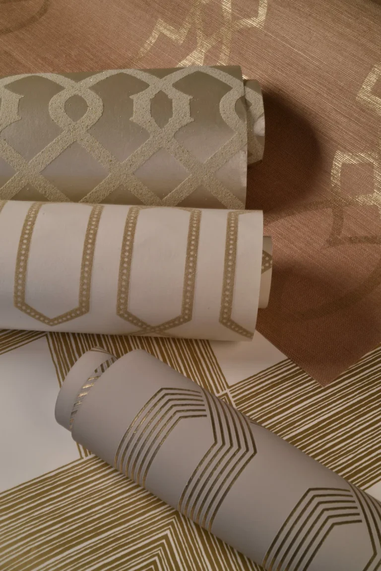 Viva Lounge Wallpaper - Beige/Gold — Ảnh 4