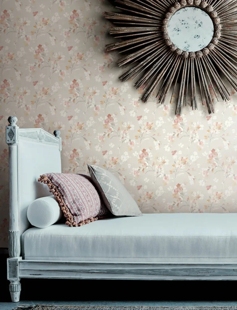 Chesapeake Azalea Floral Branches Wallpaper - Ruby — Ảnh 5