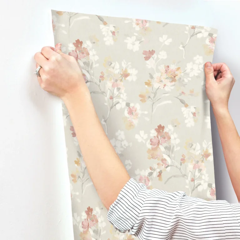Chesapeake Azalea Floral Branches Wallpaper - Ruby — Ảnh 6