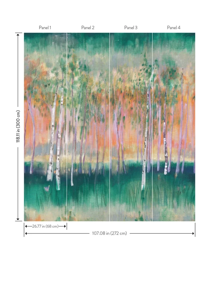 Primavera Wall Mural - Multicolor — Ảnh 3