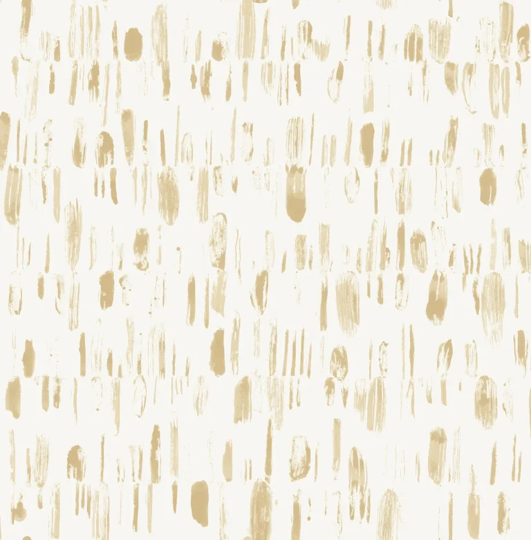 Dwell Brushstrokes Wallpaper - Gold — Ảnh 2