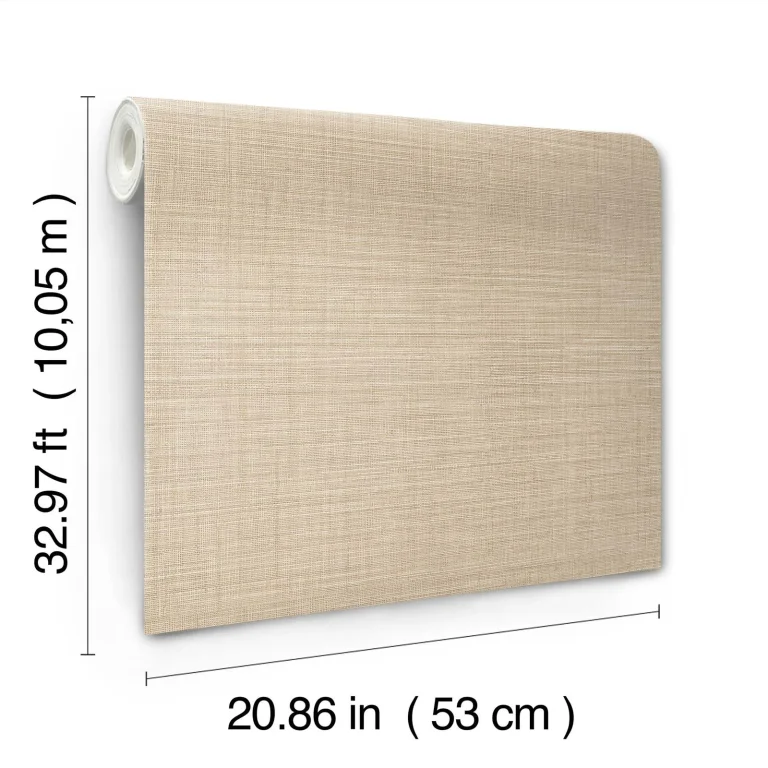 Lotus Silk Wallpaper - Wheat — Ảnh 5
