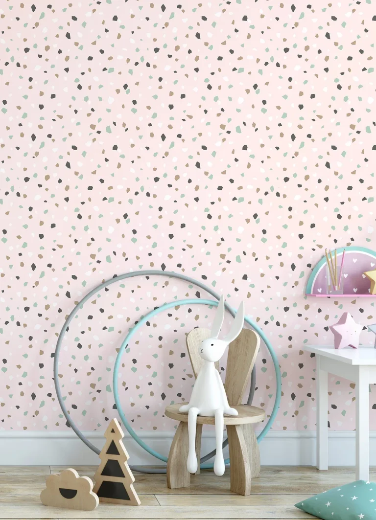 Chesapeake Ona Terrazzo Wallpaper - Pink — Ảnh 2