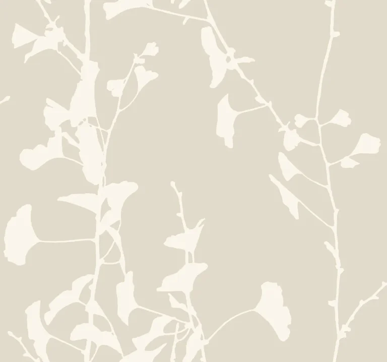 Ronald Redding Ginkgo Silhouette Cork Wallpaper - Taupe — Ảnh 5