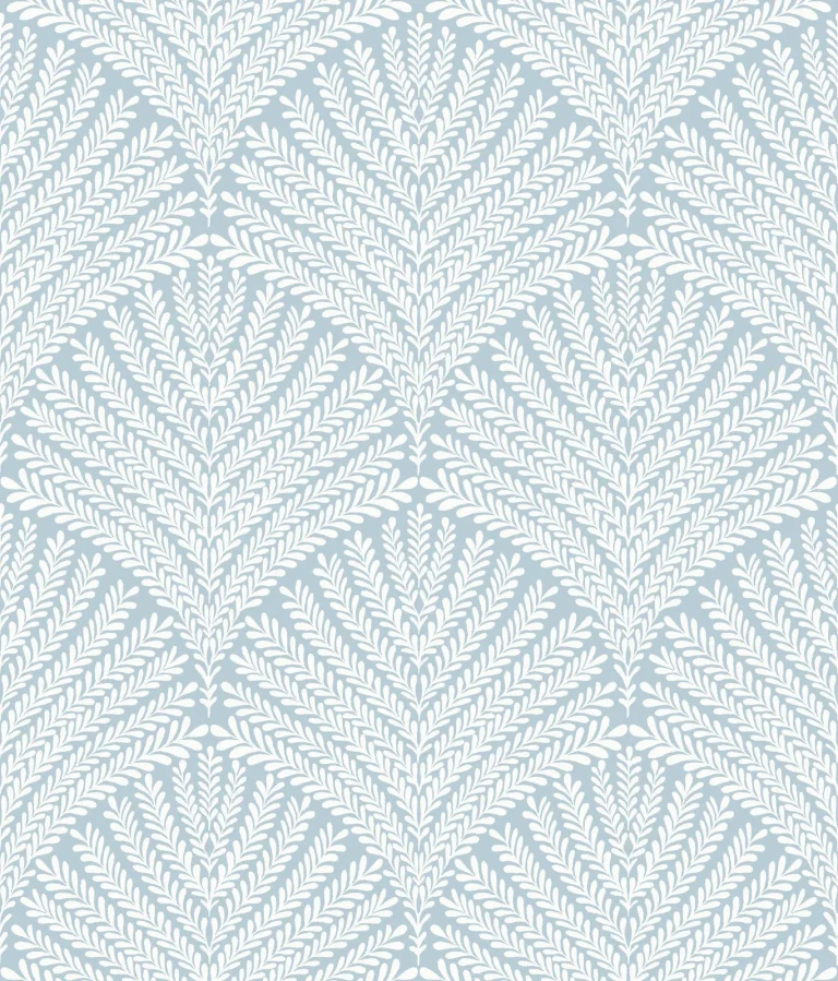 Beachcomber Wallpaper - Blue/White — Ảnh 4