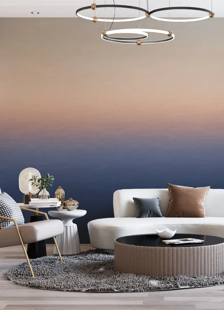 Sunrise Ombre Wall Mural - Orange — Image 7