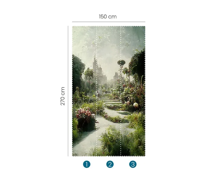Zoom Digital Wallpaper Wall Mural - 2522N81 — Ảnh 3