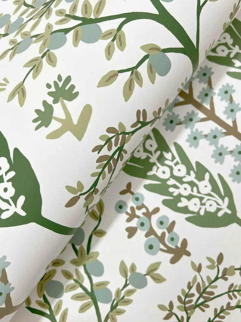 Rifle Paper Co. Fenna Wallpaper - Green — Ảnh 5