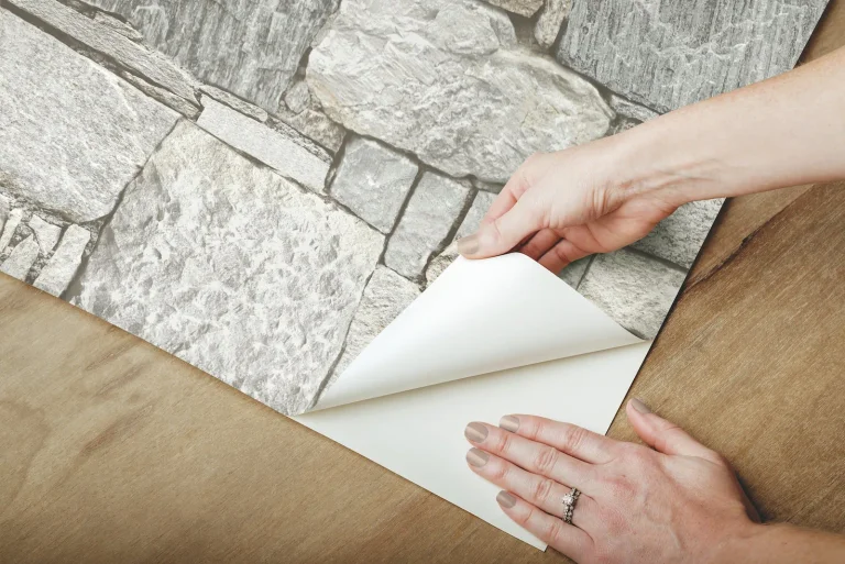 Chateau Stone Peel and Stick Wallpaper - Natural — Image 3
