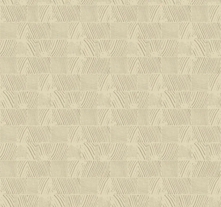 Woodcut Wallpaper - Beige — Image 4