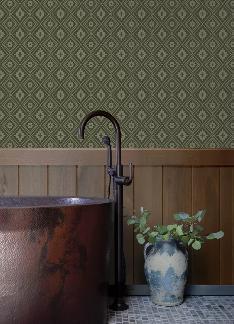 Chesapeake Camp Blanket Wallpaper - Green — Ảnh 2