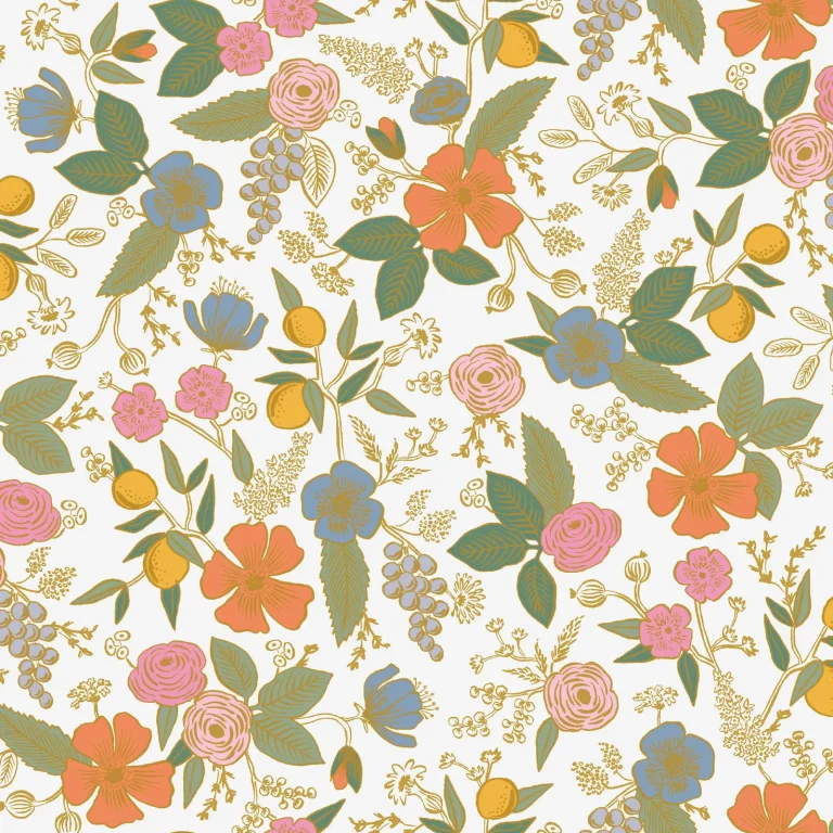 Rifle Paper Co. Colette Peel and Stick Wallpaper - Rose Multi — Image 3