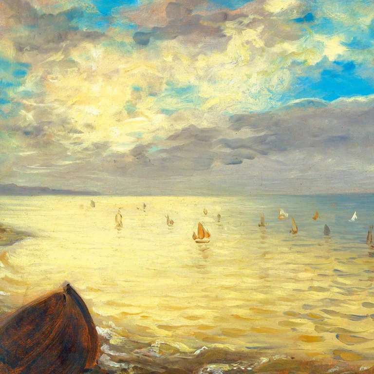 Delacroix - The Sea - Wall Mural 5446 - 4 Panel - 192cm x 260cm — Ảnh 3