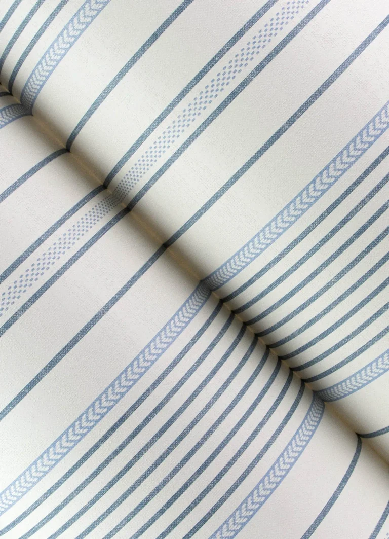 Navarres Stripe Wallpaper - Blue — Ảnh 7