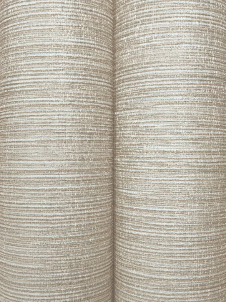 Oasis Faux Grasscloth Wallpaper - Neutral — Image 6