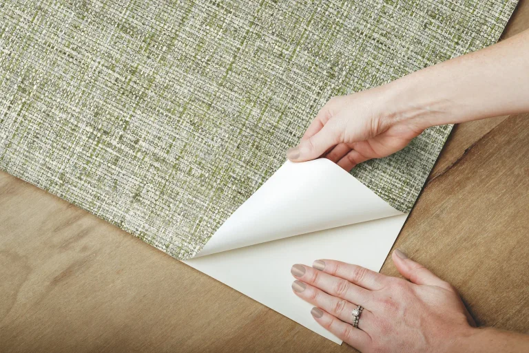 Papyrus Weave Peel and Stick Wallpaper - Green — Ảnh 2