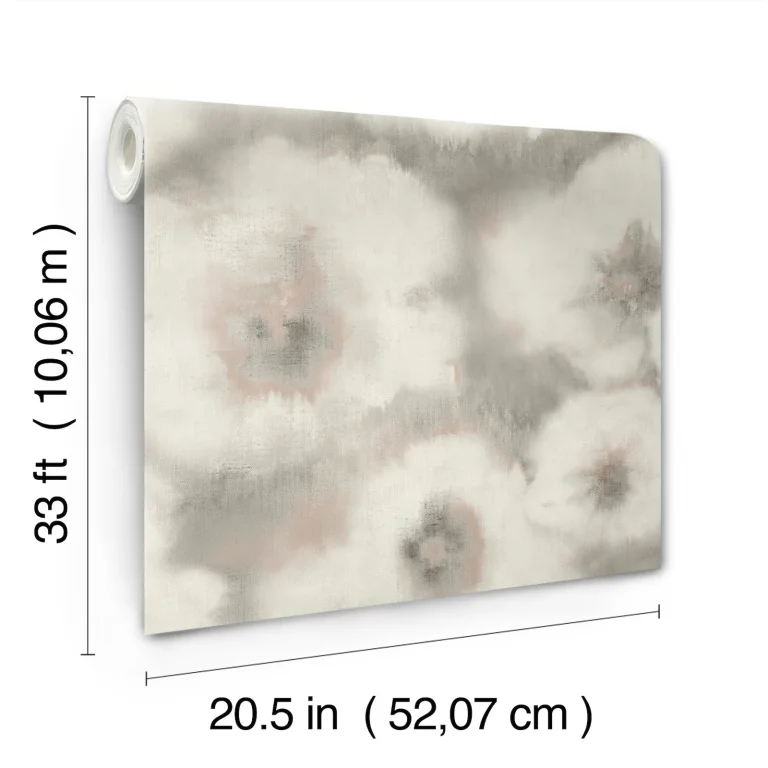 Candice Olson Blended Floral Wallpaper - Clay — Ảnh 6