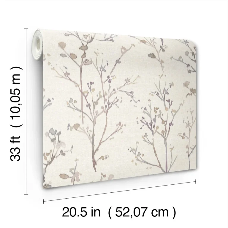 Silverling Budding Branches Wallpaper - Lavender — Ảnh 6