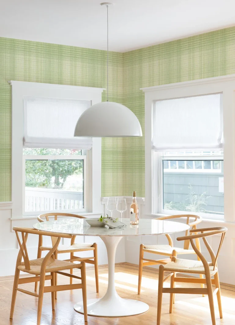 Chesapeake Madras Plaid Wallpaper - Green — Ảnh 2