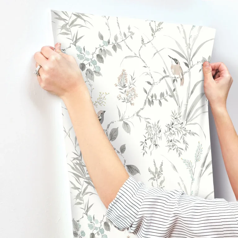 Chesapeake Imperial Garden Botanical Wallpaper - Neutral — Ảnh 4