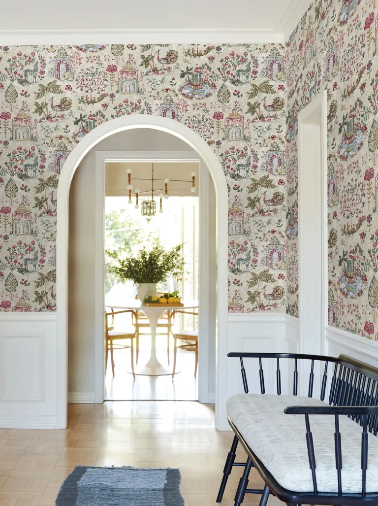 Parc Garden Dreams Wallpaper - Merlot — Ảnh 3
