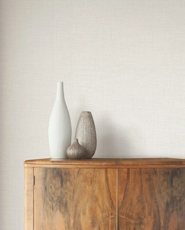 Open Air Crosshatch Wallpaper - White — Ảnh 5