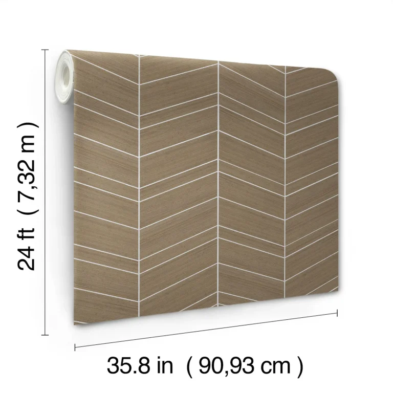 Ronald Redding Chevron Abaca Wallpaper - Cinnamon — Ảnh 2