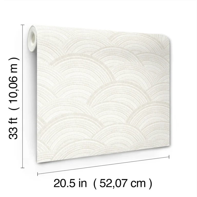 Encircle Geometric Wallpaper - Dove — Ảnh 4