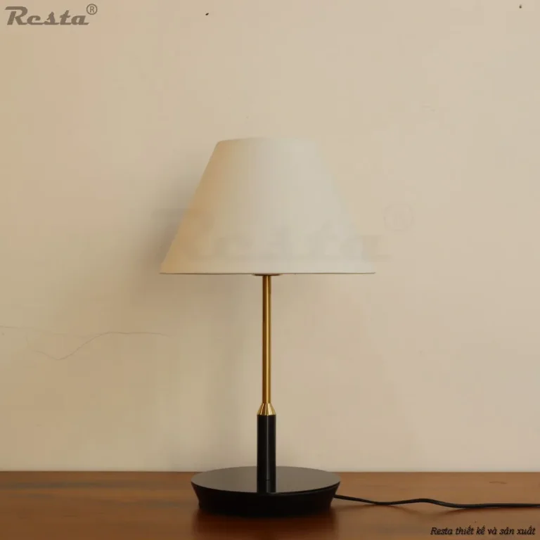 Đèn bàn Resta 23 - Màu đỏ - Màu gold — Ảnh 6