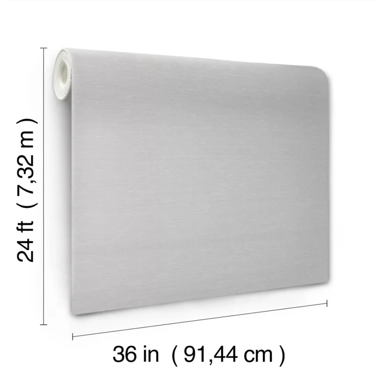Hempfield Weave Loomed Wallpaper - Light Grey — Ảnh 2